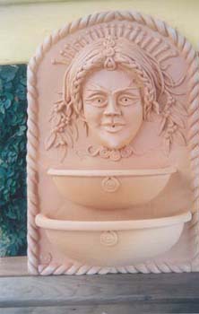Terra Cotta Wall Fountain (3)